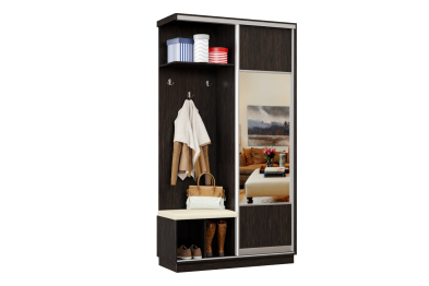 Прихожая Премьер 02 Лайт 05 Левая Мягкая