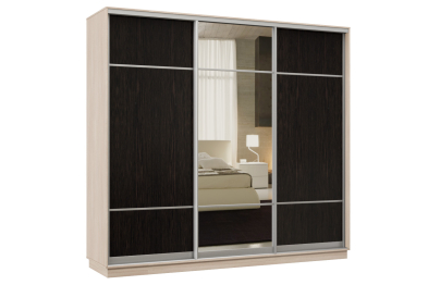 Шкаф-купе Премьер Лайт 59 (08;11;08) трехдверный