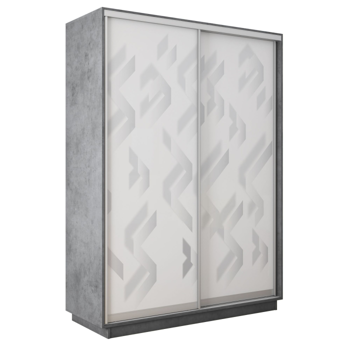 Шкафы-купе 2-х дверные, Шкаф-купе Экспресс 2-х дверный Фотопечать Ленты Стекла 160х60х240