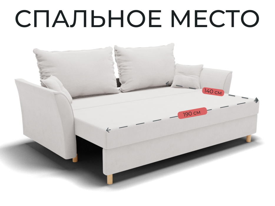 Диваны еврокнижки, Прямой диван Наоми,НПБ,еврокнижка,велюр