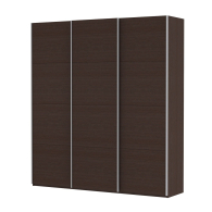 Шкафы-купе 3-х дверные, Шкаф Прайм трио ДСП 2300 х 1800 х 570