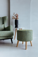 Пуф в прихожую, Пуф Лаки, рогожка