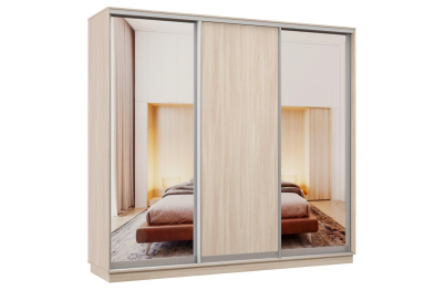 Шкаф-купе Премьер Лайт 53 (01;02;01) трехдверный