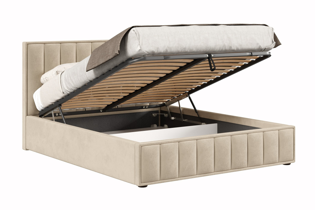Мягкая кровать, Кровать Анкона 1400 с подъёмным механизмом