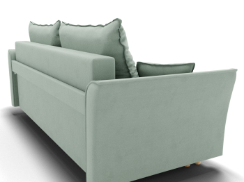 Прямой диван Наоми,еврокнижка,велюр