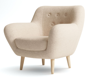 Кресло Элефант мягкое, Искусственный мех