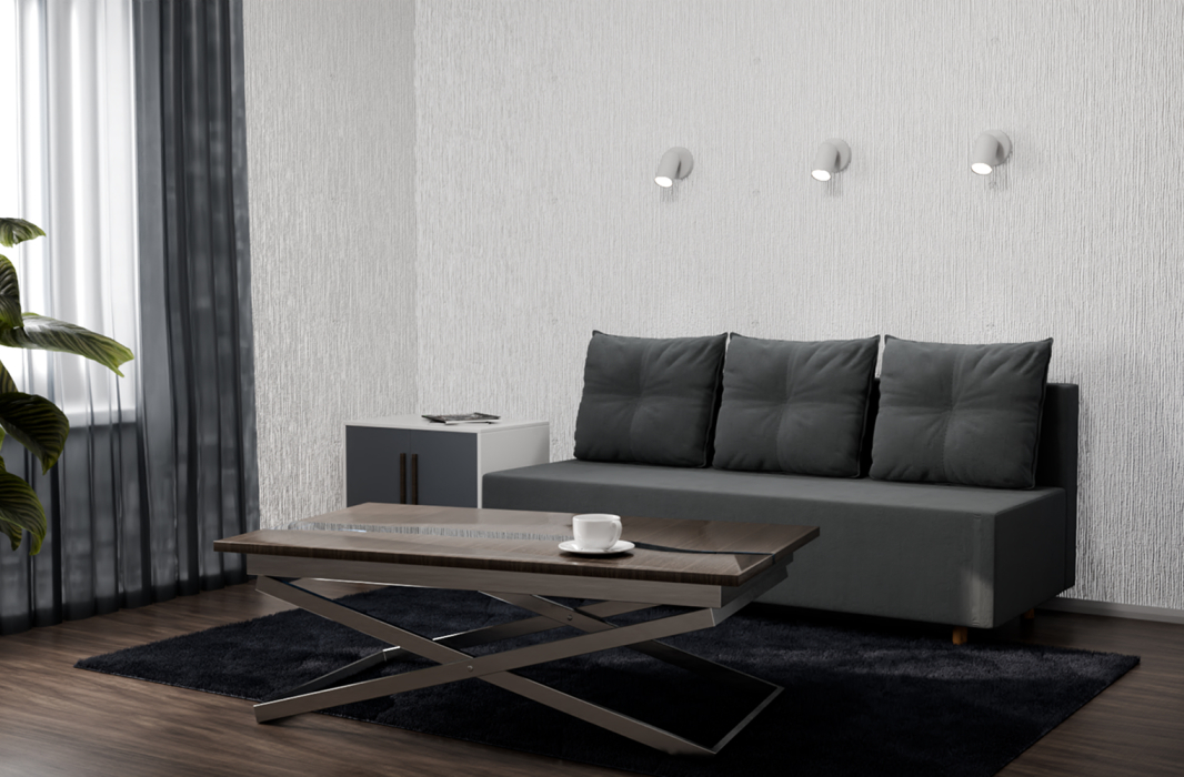 Диваны еврокнижки, Прямой диван Сияние,еврокнижка,велюр