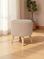 Пуф в прихожую, Пуф Лаки,букле