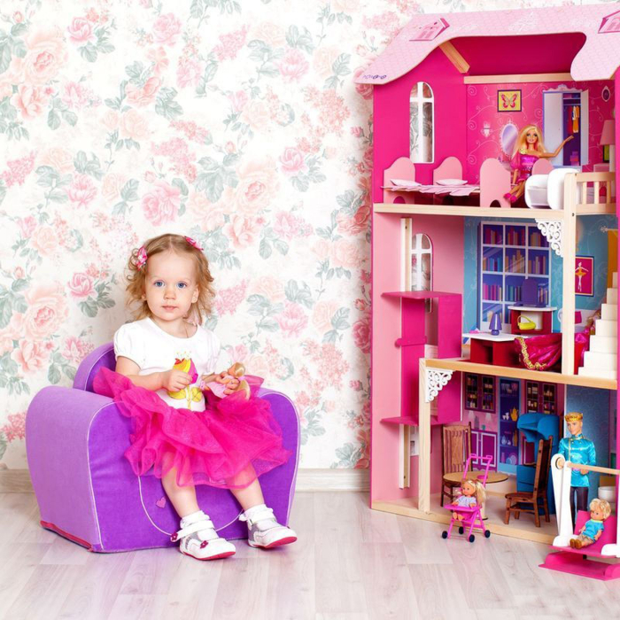 Кресло детское, Игровое бескаркасное кресло Фея