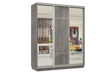 Шкаф-купе Премьер Лайт 21 (11;08;11) трехдверный