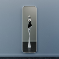 Зеркала в спальню, Зеркало напольное одностороннее в раме GENGLASS ZELISO-1