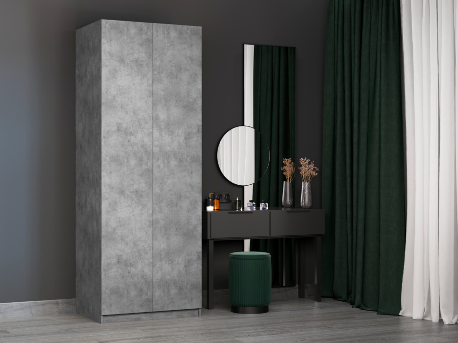 Шкафы распашные, Шкаф распашной Локер Распашной/доп. полки + модуль 80х220х53