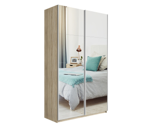 Шкаф Прайм дуо Зеркало+зеркало 2300 х 1600 х 570