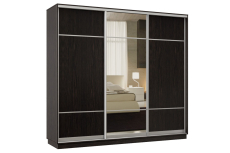 Шкафы-купе 3-х дверные, Шкаф-купе Премьер Лайт 56 (08;11;08) трехдверный