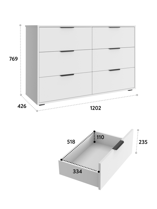 Комоды, Комод Оптима ОП-15