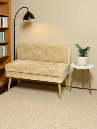 Диван кушетка с ящиком Эда, плюш 