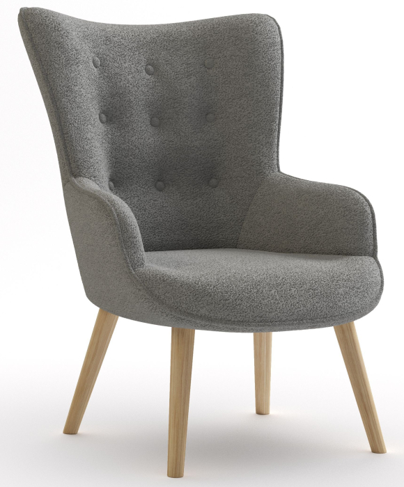 Кресло для отдыха, Кресло интерьерное Шелли, искусственный мех