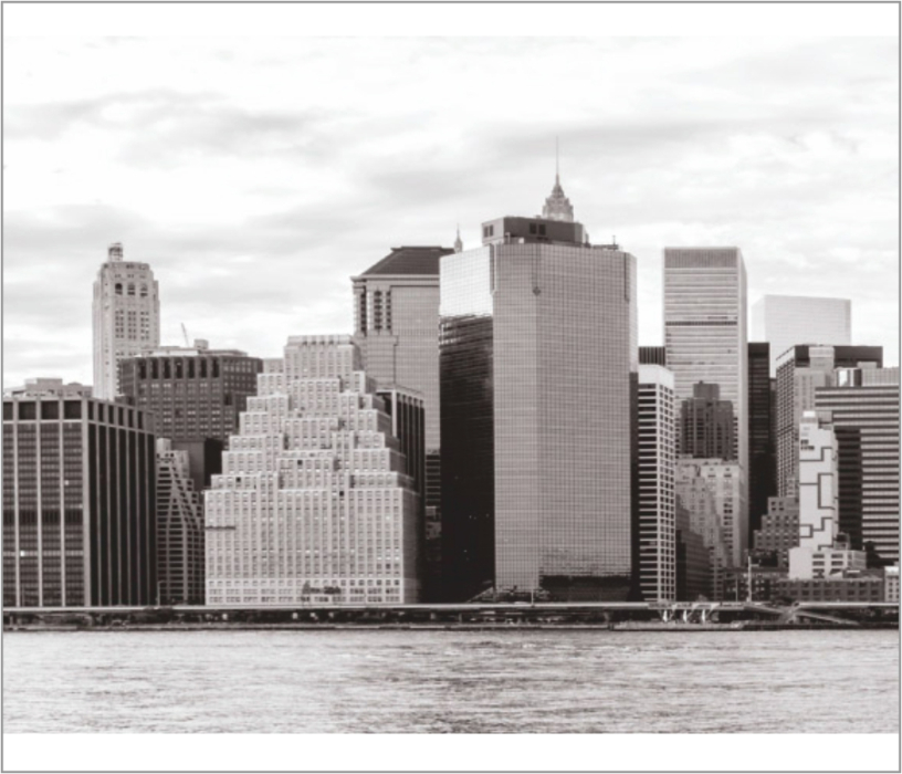 Стеновые панели из МДФ, Панель ASP 23 2800*610*6 глянец Город серый