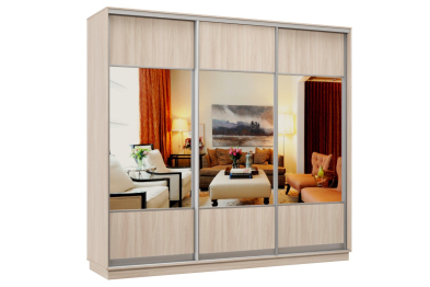 Шкаф-купе Премьер Лайт 58 (05;05;05) трехдверный