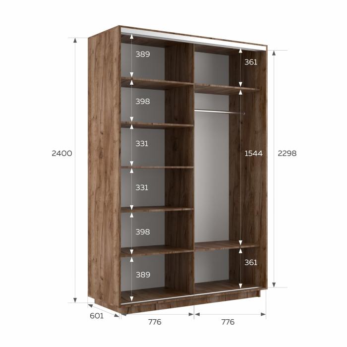 Шкафы-купе 2-х дверные, Шкаф-купе Экспресс 2-х дверный Фотопечать Шелк Стекла 160х60х240