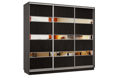 Шкаф-купе Премьер 63 (16;16;16) трёхдверный