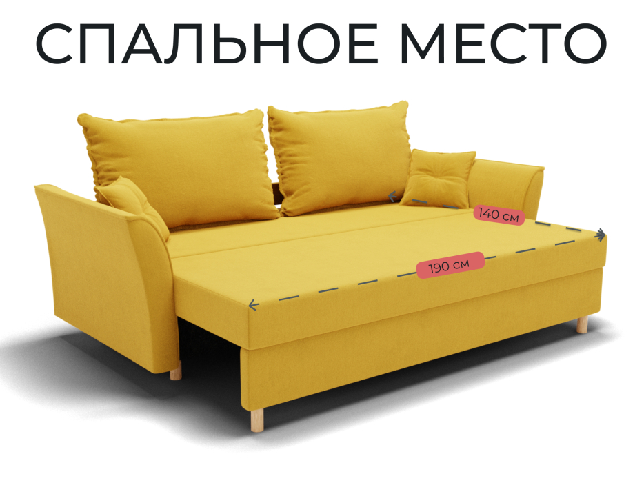 Диваны еврокнижки, Прямой диван Наоми,НПБ,еврокнижка,велюр