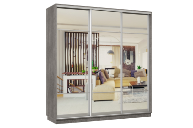 Шкаф-купе Премьер Лайт 33 (11;11;11) трехдверный