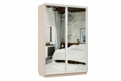 Шкаф-купе Премьер 12 ясень шимо светлый