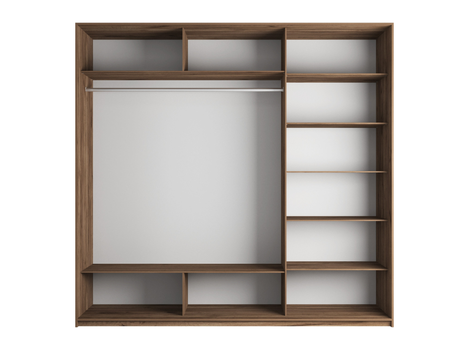 Шкафы-купе 3-х дверные, Шкаф-купе Прайм 3-х дверный Стекла фисташка/ДСП/Доводчики 180х57х230