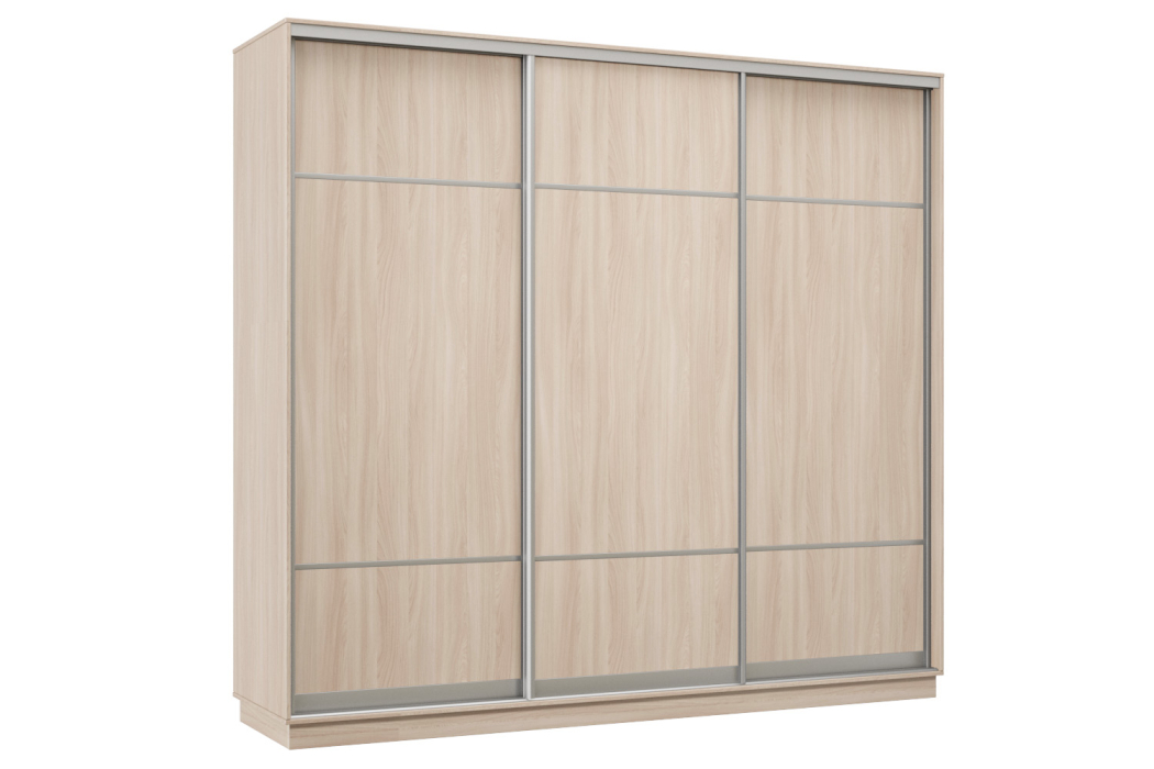 Шкафы-купе 3-х дверные, Шкаф-купе Премьер Лайт 58 (08;08;08) трехдверный