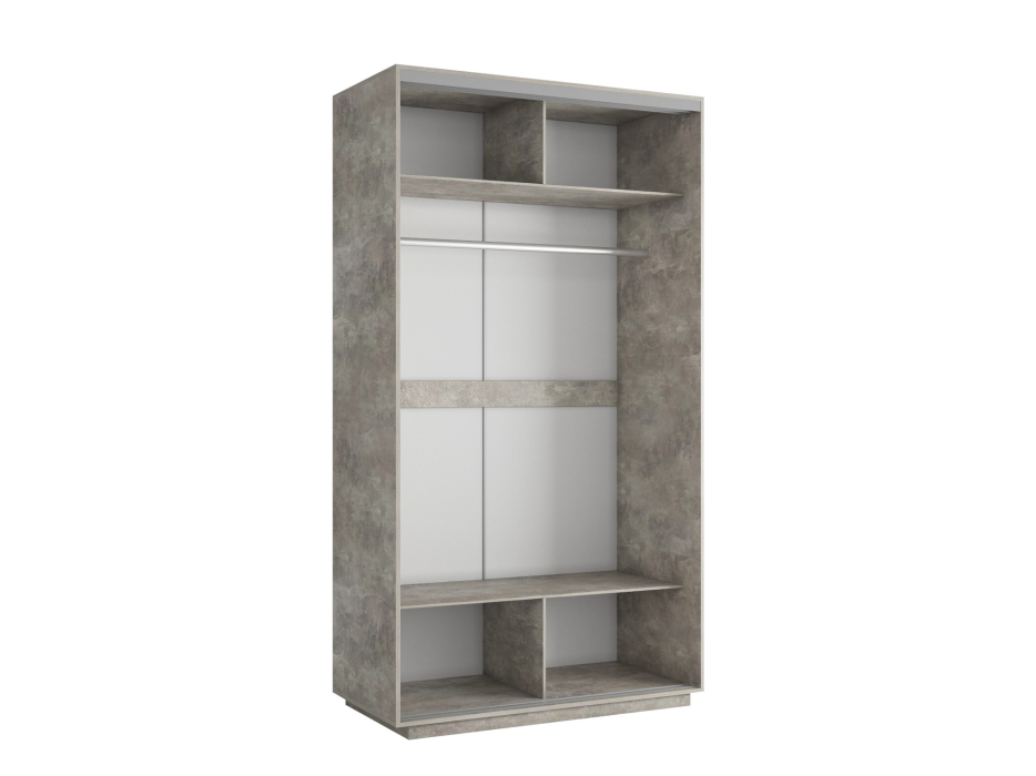 Шкафы-купе 2-х дверные, Шкаф-купе Экспресс Хит 2х дверный ДСП/Зеркало 120х60х220