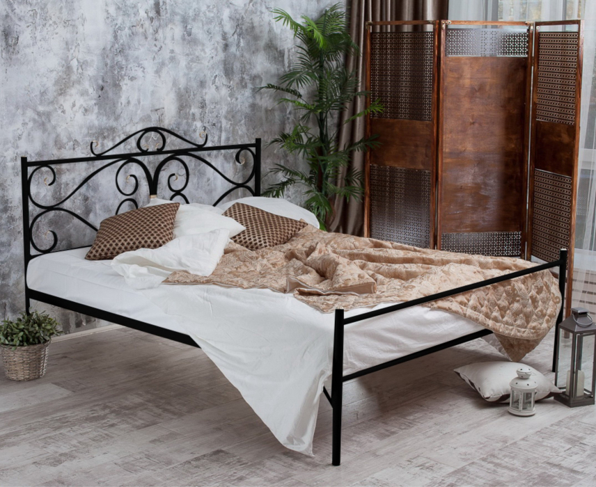 Кованые кровати, Кованая кровать Валенсия 1.8 с одной спинкой