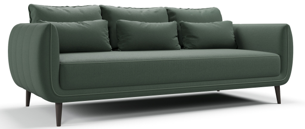 Диван прямой нераскладной Корсика,велюр