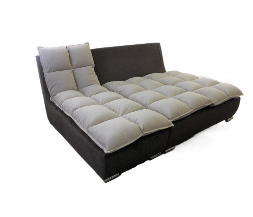 Диваны угловые в гостиную, Угловой диван Доменика с оттоманкой, велюр