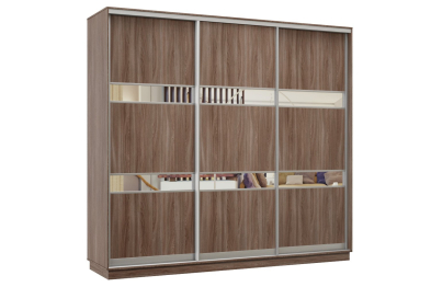 Шкаф-купе Премьер 42 (15;15;15) трёхдверный