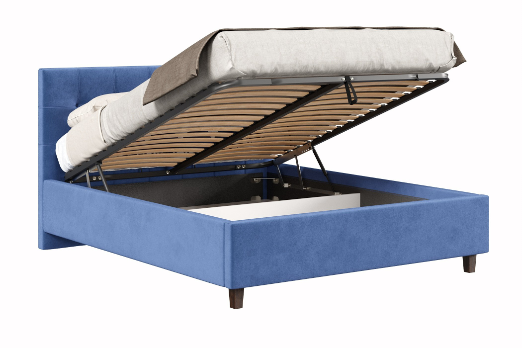 Мягкая кровать, Кровать Турин 1600 с подъёмным механизмом