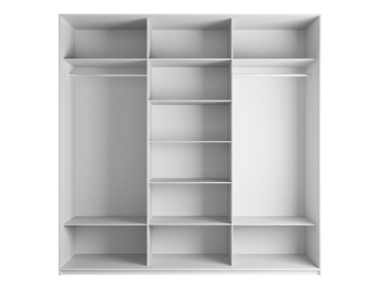 Шкаф-купе Эста 3-х дверный Стекла фисташка/Доводчик 270х66х240