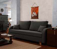 Диваны еврокнижки, Прямой диван Оазис,еврокнижка,велюр