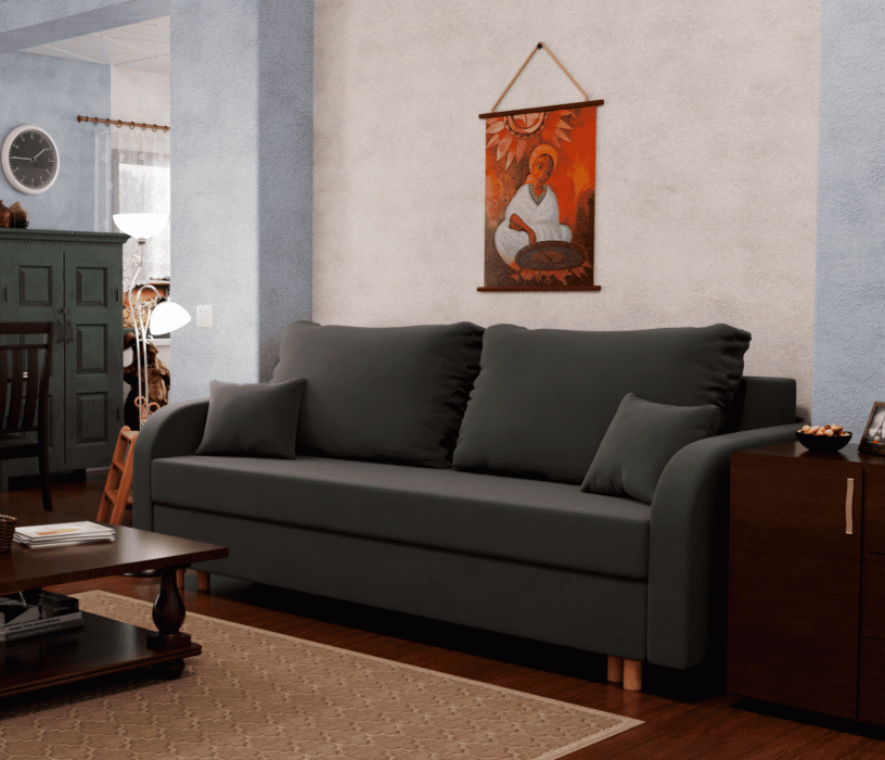 Диваны еврокнижки, Прямой диван Оазис,еврокнижка,велюр