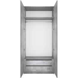 Шкаф распашной Локер 2-х дверный с 1 модулем