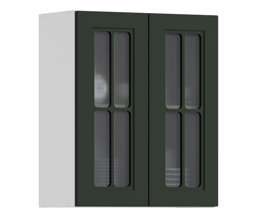 MODERN, MODERN шкаф навесной со стеклом 2 дв 60х72 см