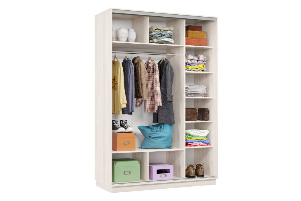 Шкафы-купе, Шкаф-купе Премьер Лайт 10 (08;11) двухдверный