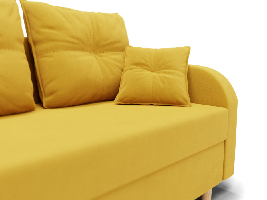 Диваны еврокнижки, Прямой диван Генри,НПБ,еврокнижка,велюр