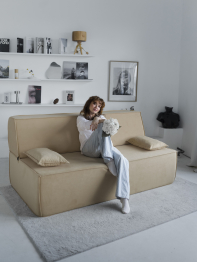 Диван бескаркасный Клайд, велюр