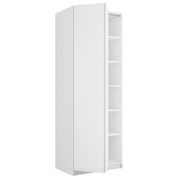 Шкаф складной Е1 Локер ("Гармошка" с системой Push to Move/Левый)81х52.5х220 см, с полками