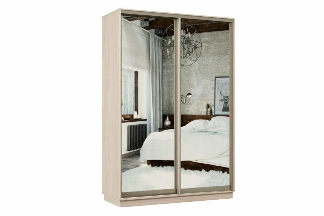 Шкафы-купе, Шкаф-купе Премьер 09 ясень шимо светлый