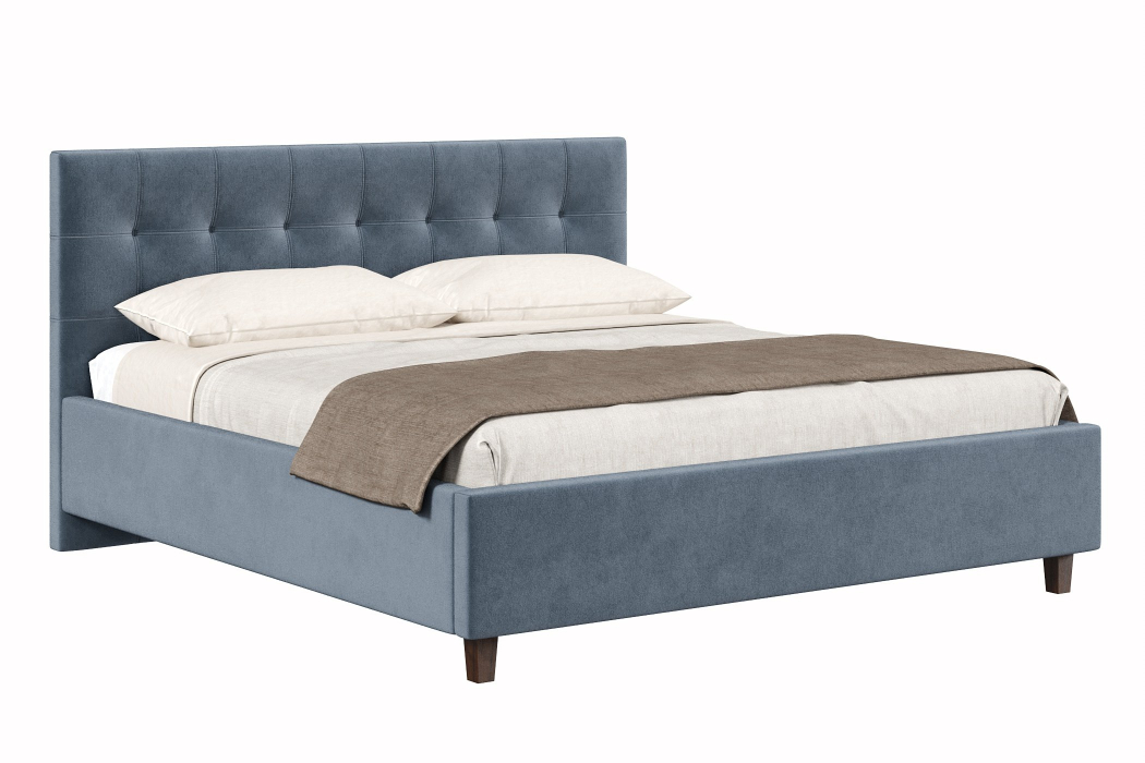 Мягкая кровать, Кровать Турин 1800, велюр