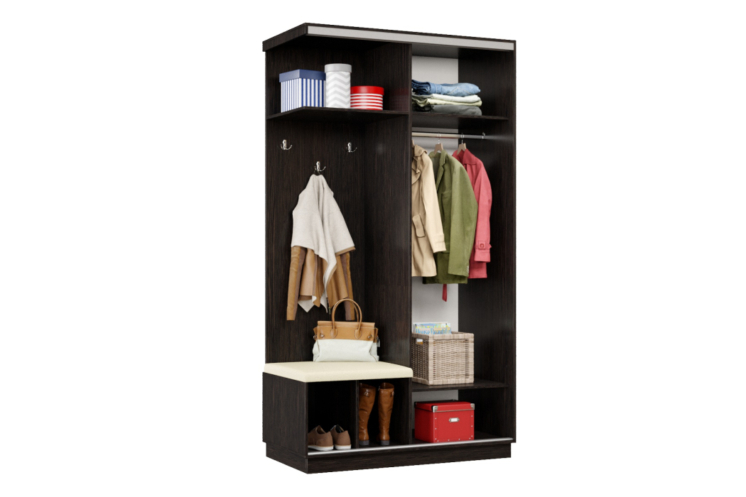 Прихожие, Прихожая Премьер 04 Лайт 11 Левая Мягкая