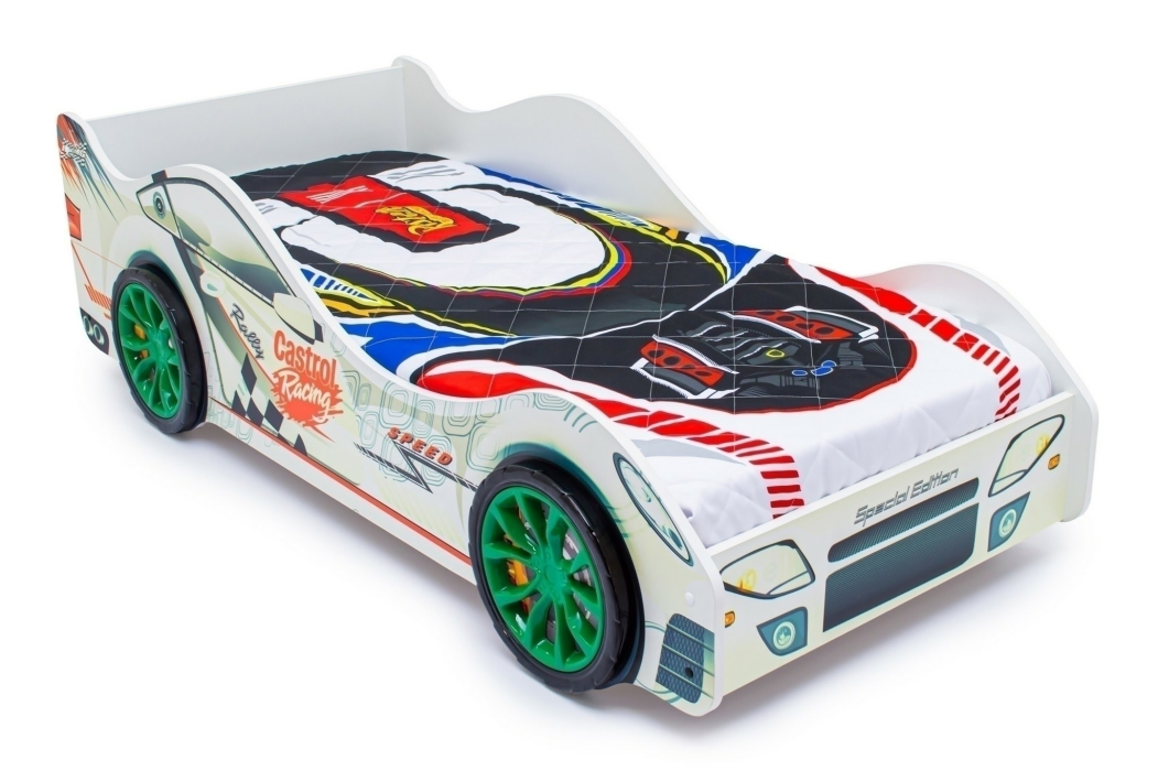 Для мальчика, Детская кровать-машина Бельмарко Безмятежность