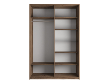 Шкаф-купе Эста 2-х дверный Стекла пудра/Доводчик 160х66х240